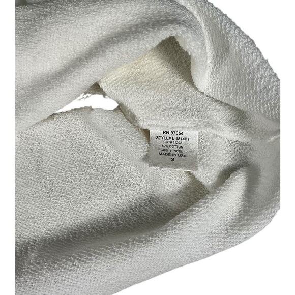 Revolve Lanston White Sweater Cut-Out Back Work Out Outdoor Size Small NWT - Picture 6 of 12